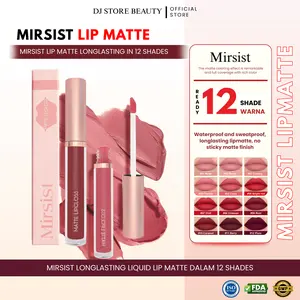 MIRSIST - Matte Lipgloss Lipmatte Matte Nude Tahan Air long lasting 12 Shades Harum