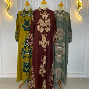 Gamis Arniva Bahan Rayon Print Premium! || BY WFA HOMEDRESS