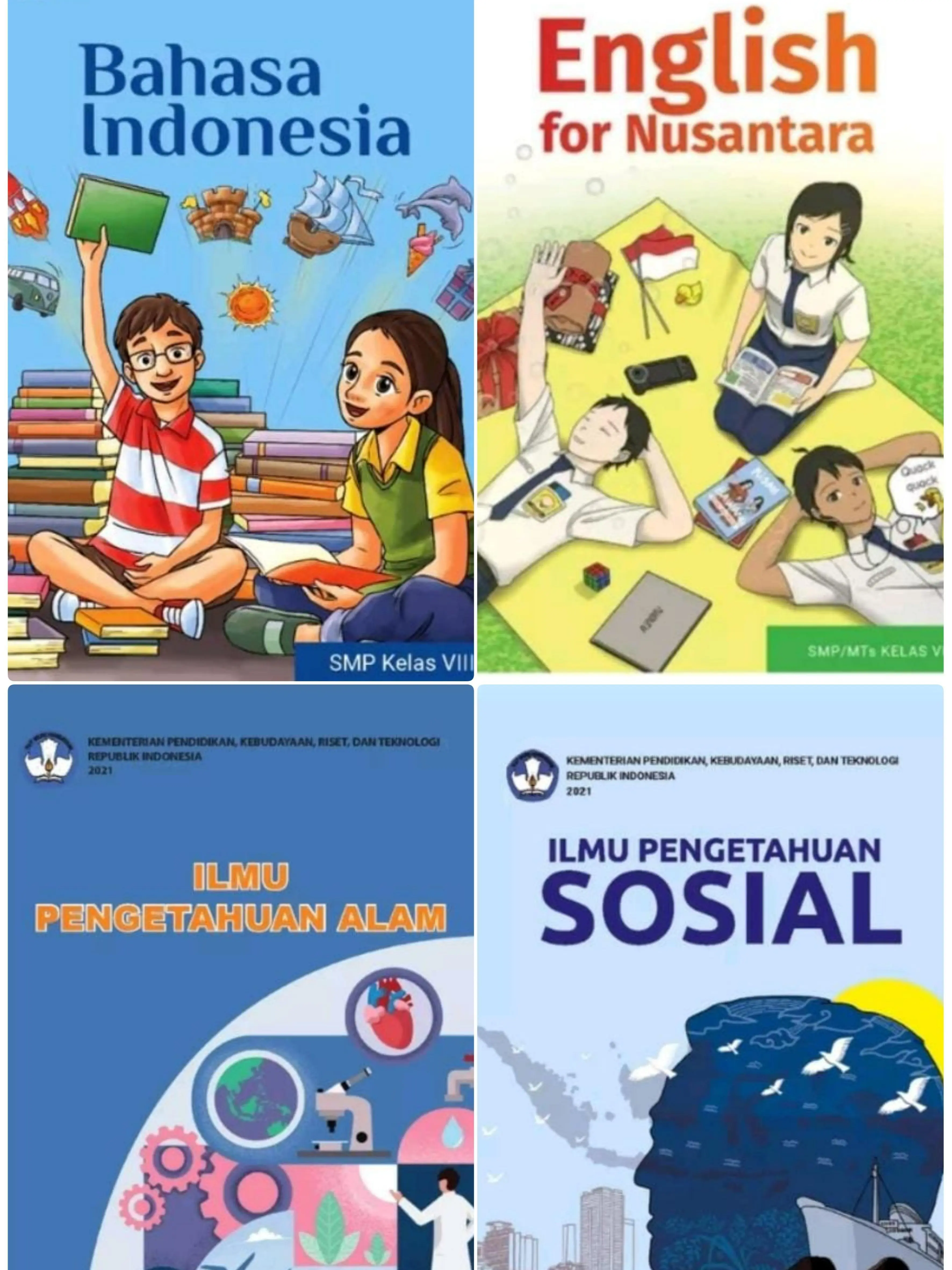 BUKU PAKET SMP KELAS 8 KURIKULUM MERDEKA PENERBIT KEMENDIKBUD (BARU + ORIGINAL 100%)