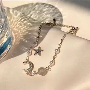 Gelang Rantai Mutiara Wanita gelang trend