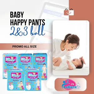 2&3 Ball Baby Happy pants All Size Diapers Bayi Popok