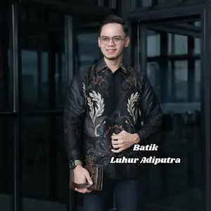 Prabu Kemeja Batik Pria Lengan Panjang dan Pendek Katun Prima Premium Anak Muda S M L XL XXL 4L 5L Luhur Adiputra