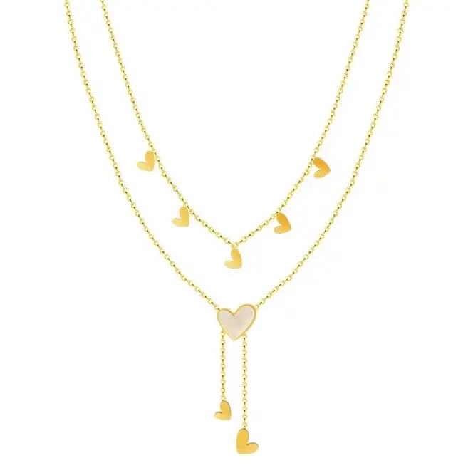 Kalung Titanium 2Layer Love Jurai 2