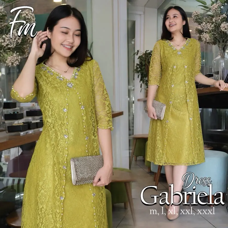 Gabriela Dress - Gaun Baru Gabriela dengan Desain Elegan dan Nyaman untuk Segala Kesempatan Gabriela Dress - Gaun Baru Gabriela dengan Desain Elegan dan Nyaman untuk Segala Kesempatan