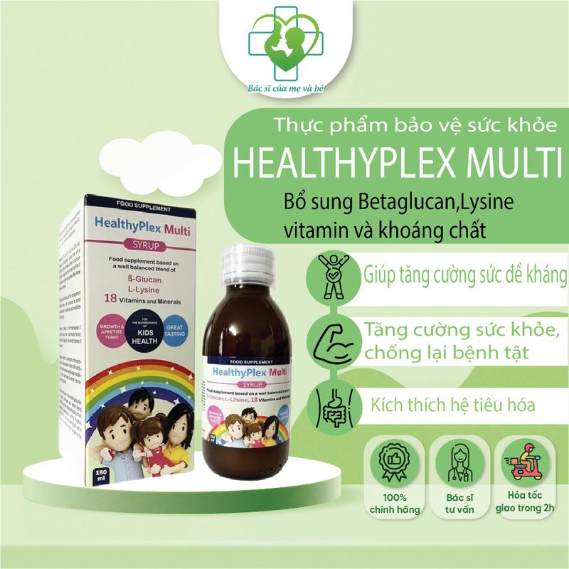 [Nổi bật nhất tuần] HealthyPlex Multi 150ml - thực phẩm bổ sung vitamin & khoáng chất ( Hỗ trợ tăng cường sức đề kháng)