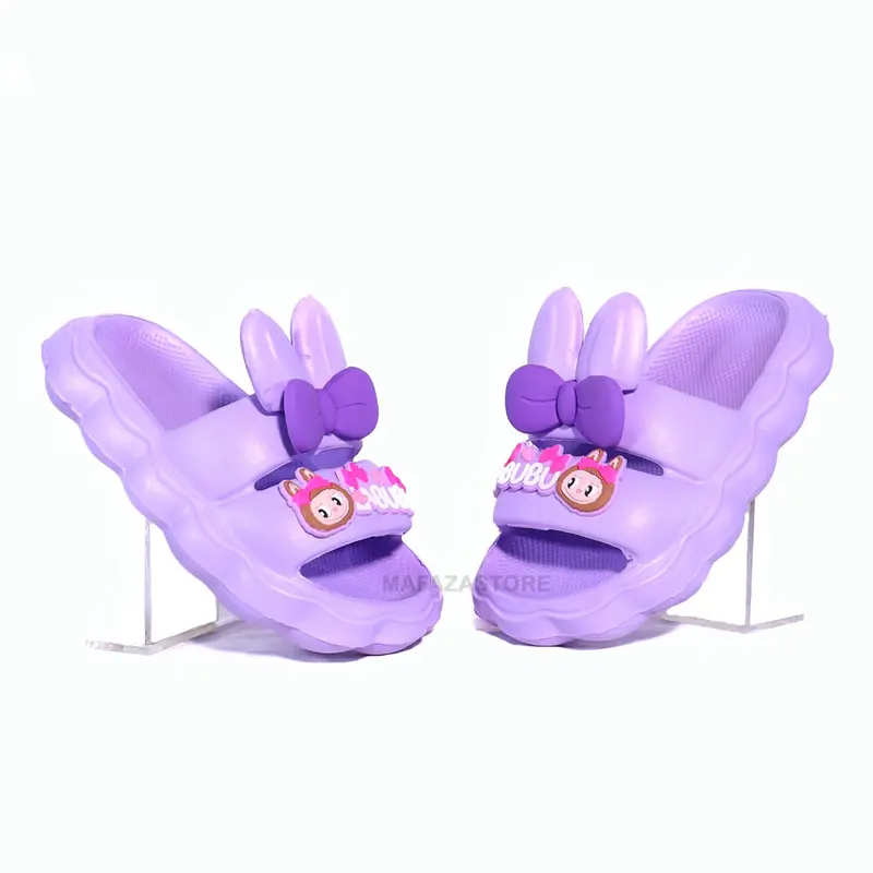 Sandal Anak Perempuan Hilo's Model Slop Labubu Kelinci 2-9 Tahun - Sepatu, Fashion 1