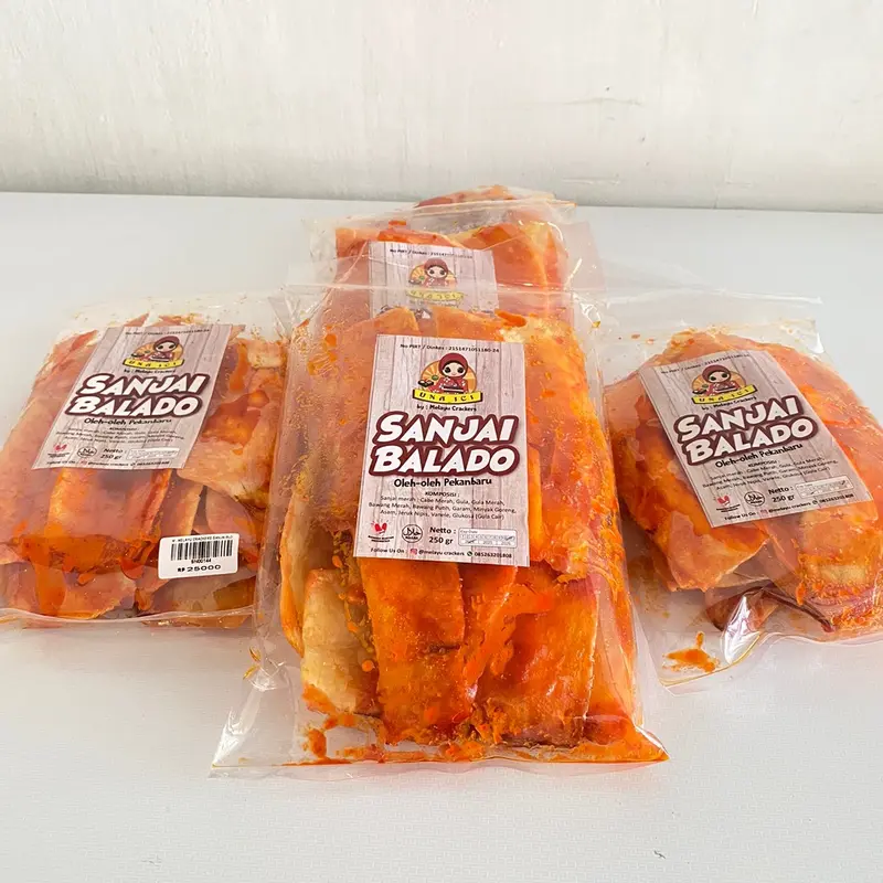 Sanjai Balado Melayu Crackers | kerupuk sanjai | kerupuk ubi pedas | kerupuk oleh-oleh Mallet-Played Pilihan Yang Lebih Sehat 2