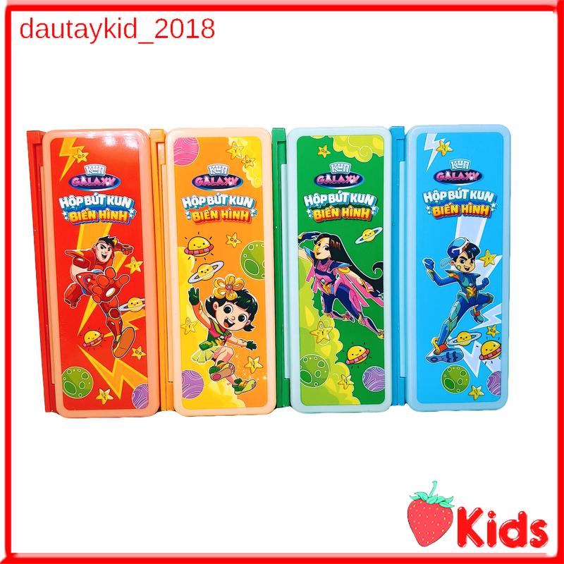 Dautaykid_2018 Hộp Bút Kun Biến Hình 22x9x4cm với Màn Hình Tự Xóa & Bút Vẽ Siêu Kun Tiện Lợi Kèm Giá Kệ Sách Đa Năng hopbutkunbienhinh hopbutsuakun