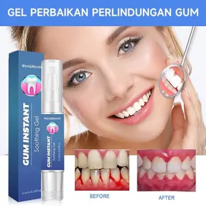 Gel perawatan gusi meredakan Pembengkakan dan Nyeri resesi gusi, membersihkan noda plak