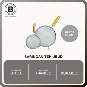 Saringan Teh Ubud Gagang Plastik|Stainless Steel Tea Strainer 362