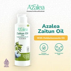 [SPECIAL LIVE] Azalea Zaitun Oil Habbatussauda 135ml – All-in-One Oil Wajah & Tubuh, Melembapkan, Haluskan Kulit, Aman Halal
