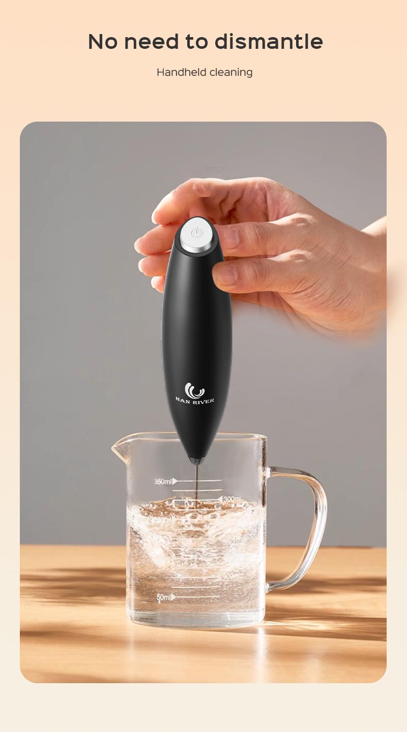 Product Introduction of 【Popular product】HAN RIVER Egg beater,cream coffee roasting mixer, egg beater,150W Power 11