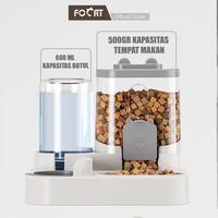 Gambar TP Focat Tempat Makan & Minum Kucing Anjing M79 Pet Feeder / Pet Feeder 2IN1 - Putih - Abu dari Focat Indonesia Kab. Tangerang 4 Tokopedia