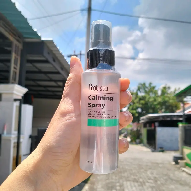Pratista Face Mist Calming Spray untuk jerawat & bruntusan 100ml Perawatan Berjerawat csm 4