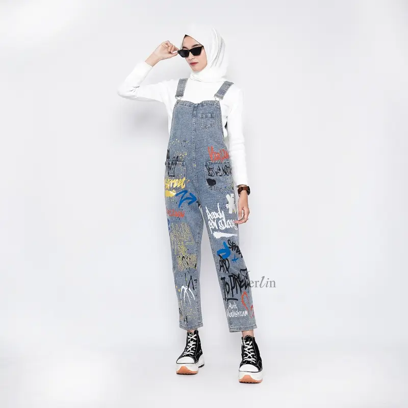 RAMADHAN SALE/ CELANA WANITA/ Jumpsuit jeans 2117 1