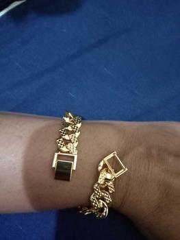 Product Review of gelang sisik naga Titanium bonus cincin permata satu anti karat anti luntur from A**i c**s 0