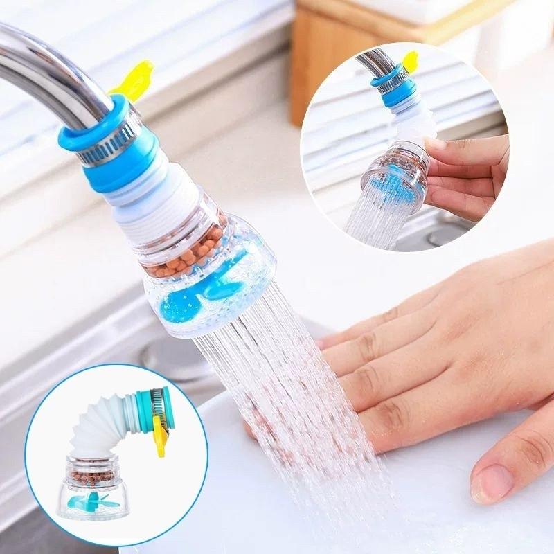 Đầu Lọc Vòi Nước Tăng Áp 360 độ Kéo Dài, Vòi tăng áp lực nước có thể kéo dài…