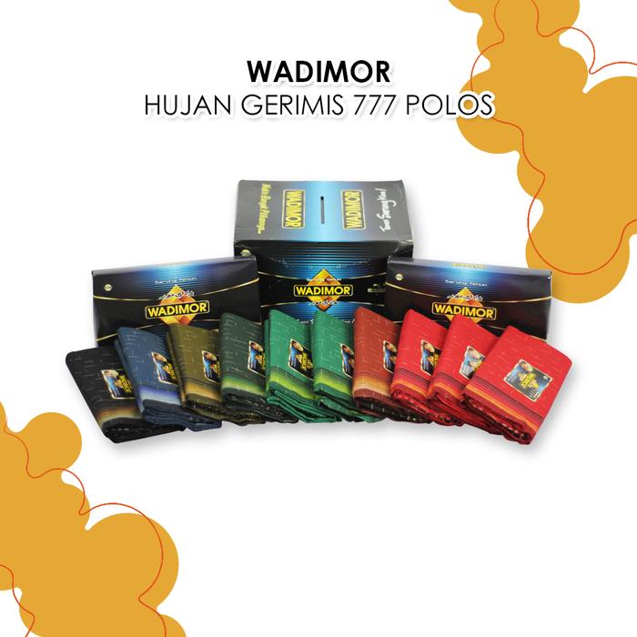 Gambar SARUNG WADIMOR HUJAN GERIMIS 777 POLOS - Cover dari sarungku_NEW Kota Surabaya 4 Tokopedia