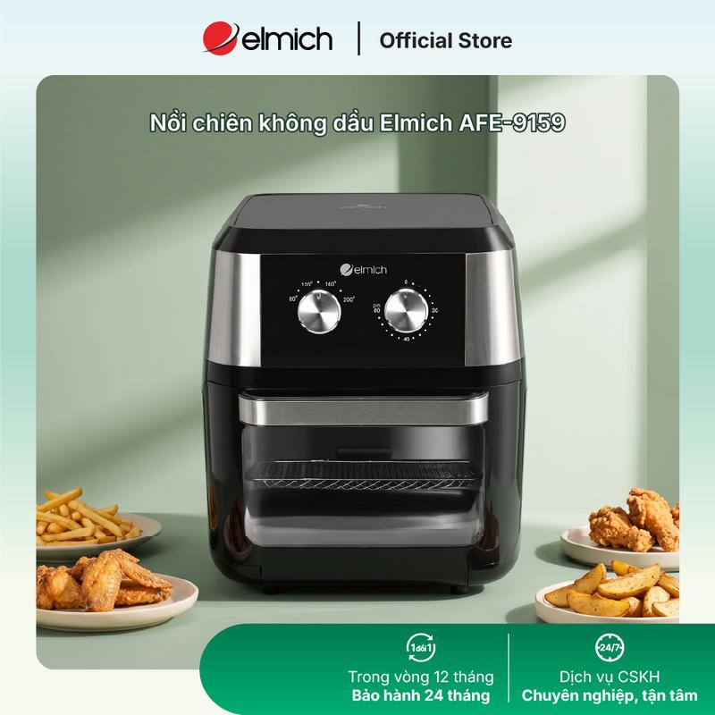 [Daily.] Lò chiên không dầu 12L Elmich AFE-9158