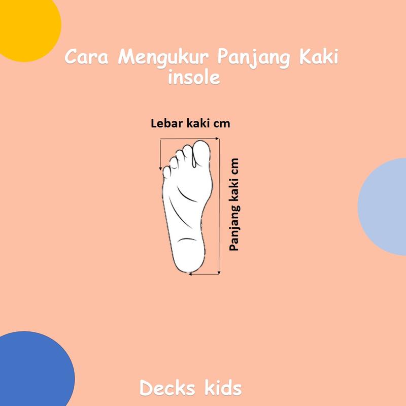 DECKS KIDS SEPATU ANAK HAMADA DINO RED SIZE 22-36 9