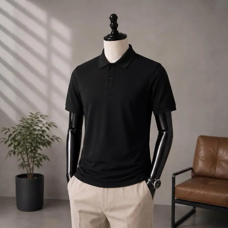 69 POLOMAN - Áo Polo Nam Vải Thun Cá Sấu Form Cơ Bản Thiết Kế Trơn Basic Chất Lượng Cao