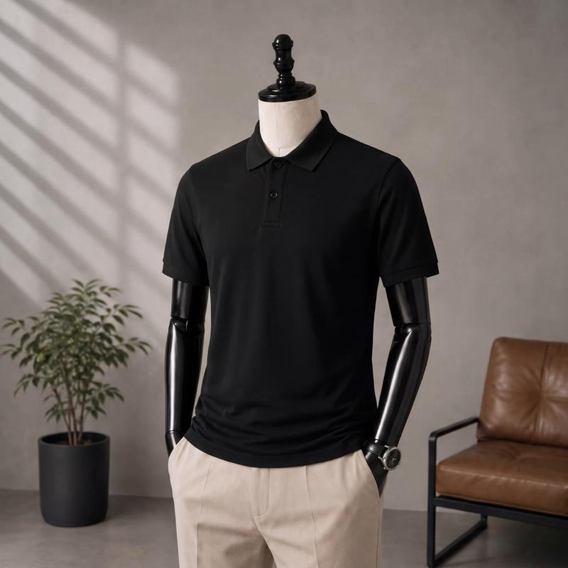 69 POLOMAN - Áo Polo Nam Vải Thun Cá Sấu Form Cơ Bản Thiết Kế Trơn Basic Chất Lượng Cao