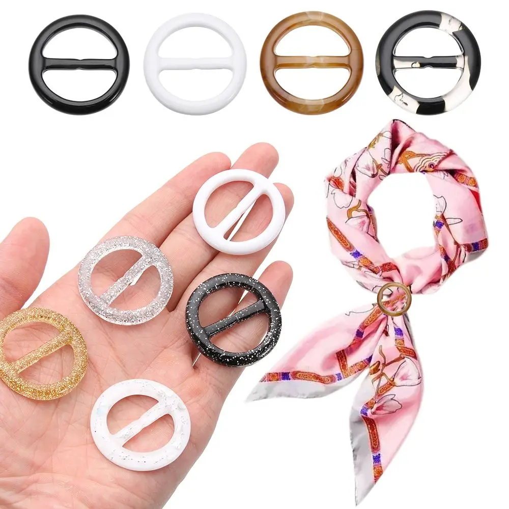 laxuzzy Corner Knot Coat Waist Button DIY Crafts Garment Accessories Scarf Clips Ring Shirt Button Belt Buckle T-shirt Clips
