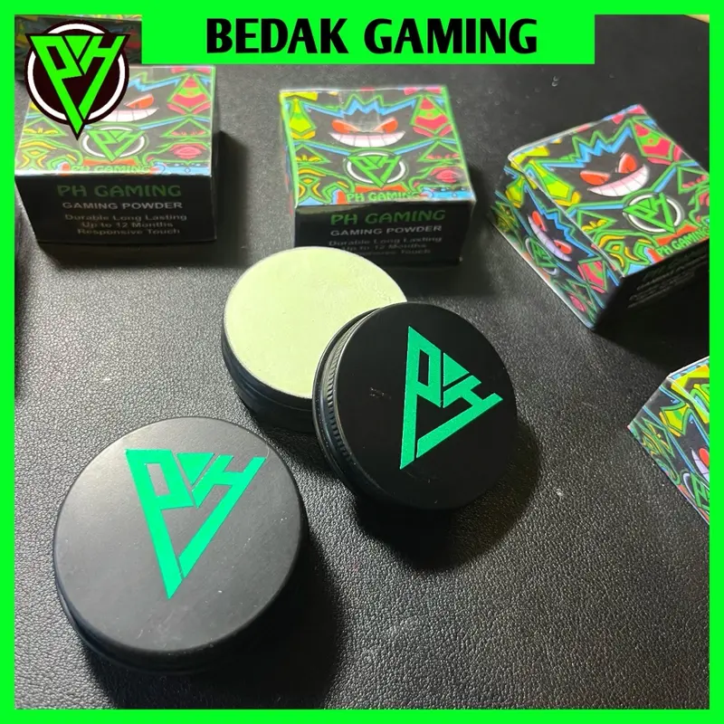 Bedak gaming consol hp ponsel PH premiun super responsive tahan lama melindungi layar hp mudah di bersihkan bisa di gunakan semua tipe hp Aluminium Game 0