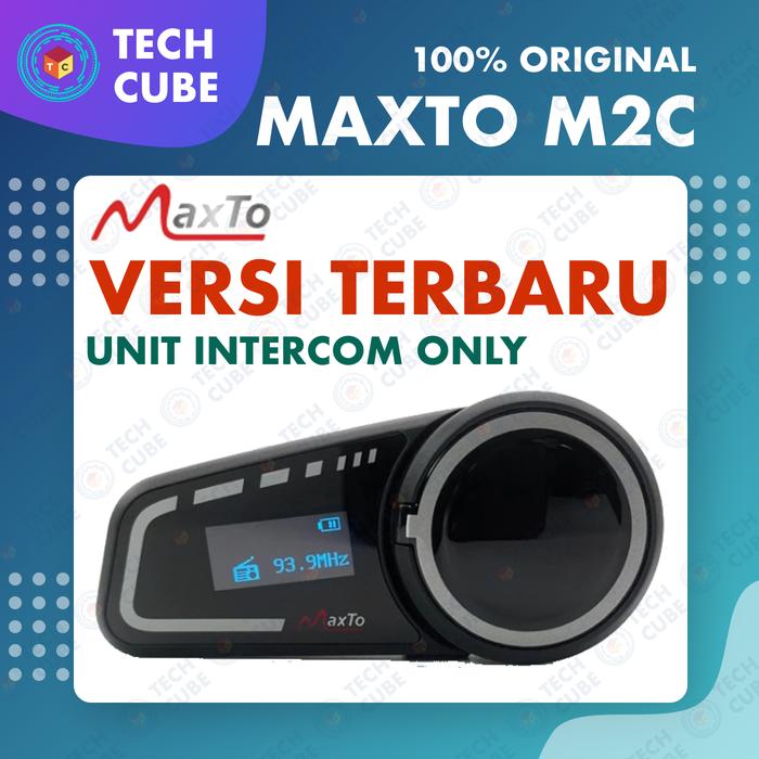 Gambar [UNIT ONLY] Maxto M2C Bluetooth Radio FM Intercom Helm 6 Rider Alt MAXTO M2 EJEAS Q7 V6 PRO dari Tech Cube Store Kota Administrasi Jakarta Barat Tokopedia