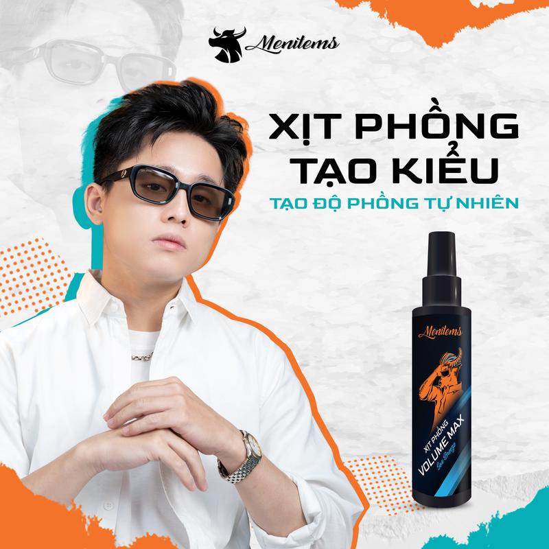 XỊT TẠO PHỒNG ,Giúp Tạo Độ Phồng Tự Nhiên, Giữ Nếp, Hỗ Trợ Không Gây Bết Tóc 100ML