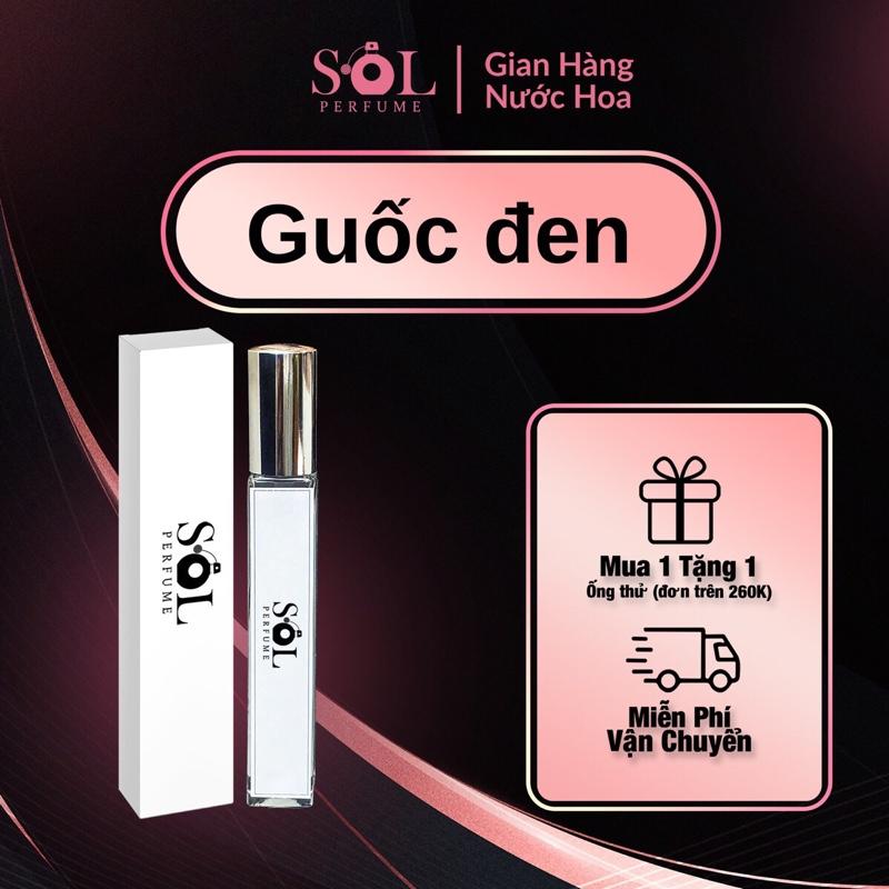 ( Mua 1 tặng 1) Guốc Đen -ống 10ml mẫu thử Nước hoa Nữ Perfume Xịt Thơm Cosmetic Women