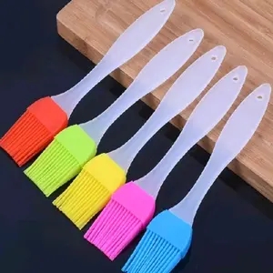 3pcs Kuas Mentega Silikon Kuas Oles Minyak Barbeque Anti Panas Kuas Roti Baking Brush