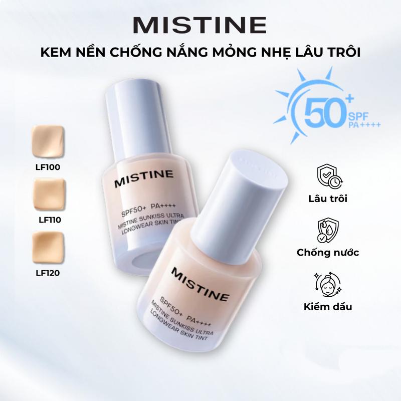 COD Kem nền MISTINE Sunkiss chống nắng kiềm dầu lâu trôi che khuyết điểm 30g