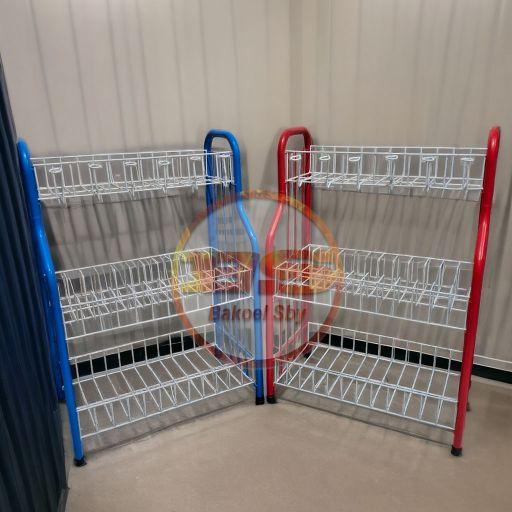 Product Introduction of Rak Piring / Rak Dapur Minimalis Anti Karat Susun 3 12