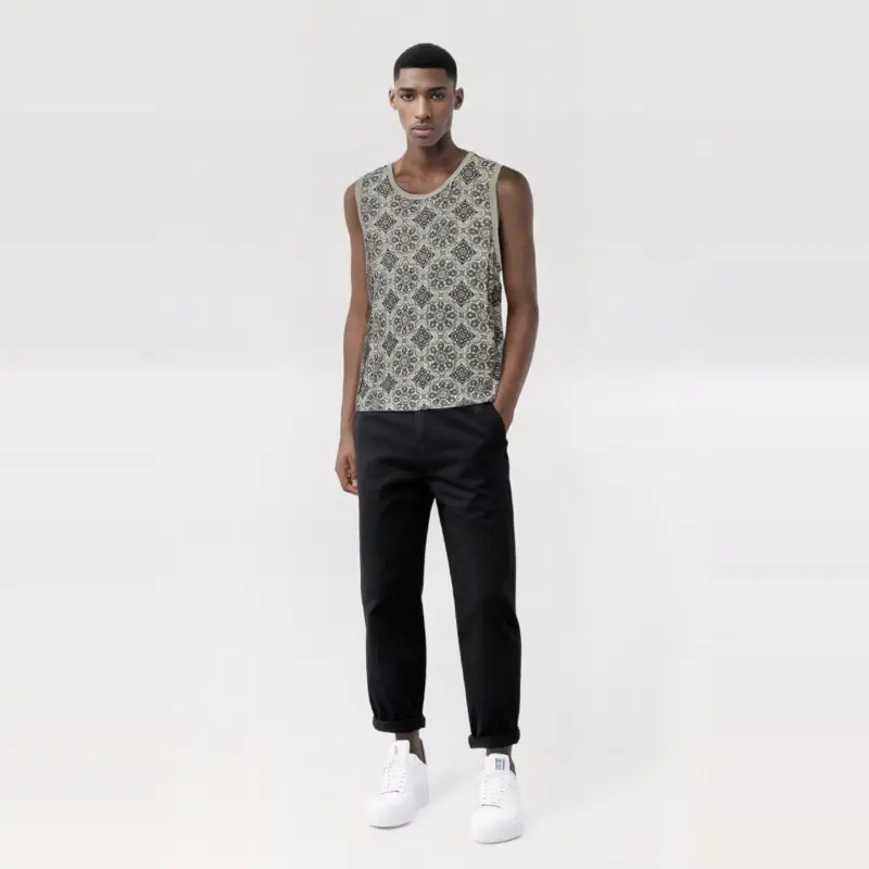 Singlet Lekbong pria tanktop Katun Spandex rayon Premium Pantai santai singlet gym Singlet Kutungan Kutang Guano kaos tanpa lengan kaos singlet pria baju dalam cowok 4
