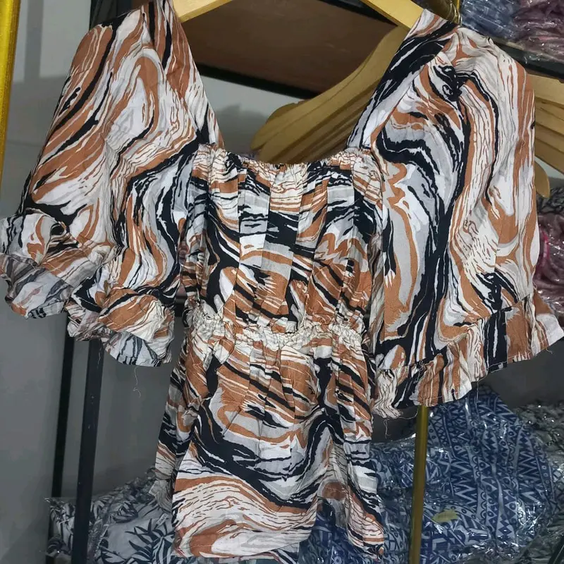 baju Atasan mona lengan pendek, baju wanita 5