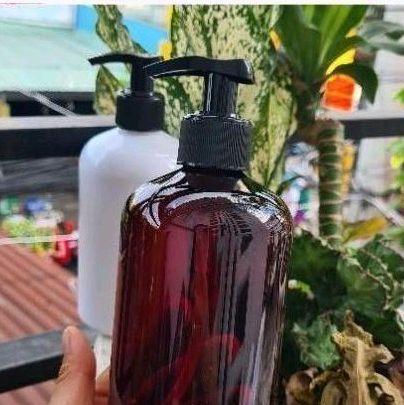   COMBO 5 CÁI  Chai Nhựa PET Vòi Nhấn 500ml & 1L Chai Đựng Dầu Gội Sữa Tắm Chiết Mỹ Phẩm Chất Liệu PET An Toàn Bền Đẹp 