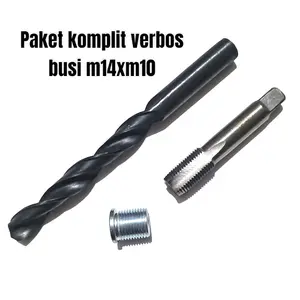 Paket Komplit Mata Bor Set Tap Set Sok Drat Verbos Drat Busi Bebek Matic Grand Supra Mio Jupiter C7 4Tak - Motorcycle