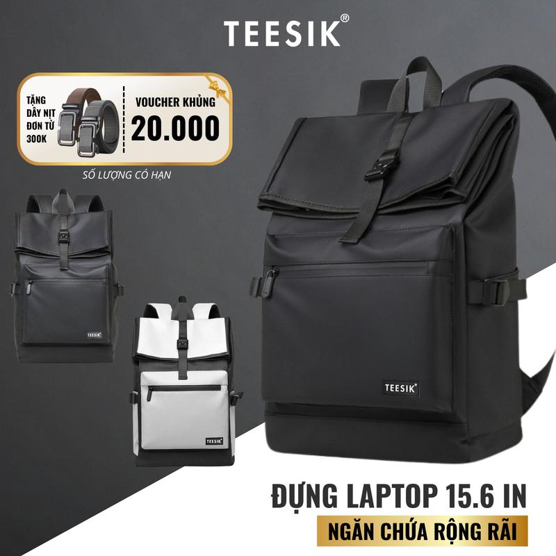 Ba lô nam balo nữ TEE SIK balo to đựng nhiều đồ balo nam đi học balo du lịch chống nước Unisex Da nhiều ngăn đựng laptop 15.6 in backbag BL03
