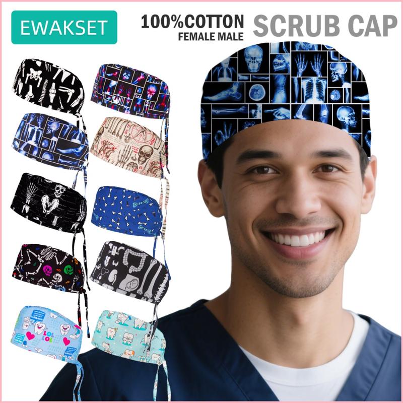 Unisex Nha Khoa Chỉnh Hình Anesthesiology Mũ Phẫu Thuật Cotton Bệnh Viện Y Tế…