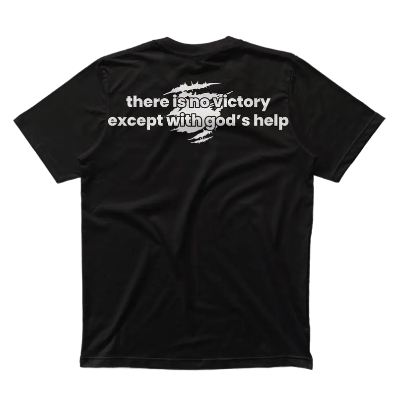 Tshirt Simply Trident There Is No Victory Except With God's Help | Kaos Pagar Nusa | EightySix Merch 2