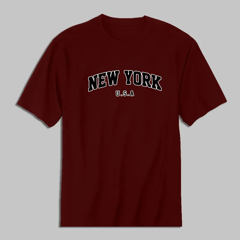 KAOS PRIA MOTIF NEY YORK KAOS DISTRO SABLON DIGITAL,SIZE M,L,XL,XXL Nyaman Tshirt Keren bajudistro Katun Lembut Oblong Atasan Dewasa Simple Unik Panjang Pendek 4