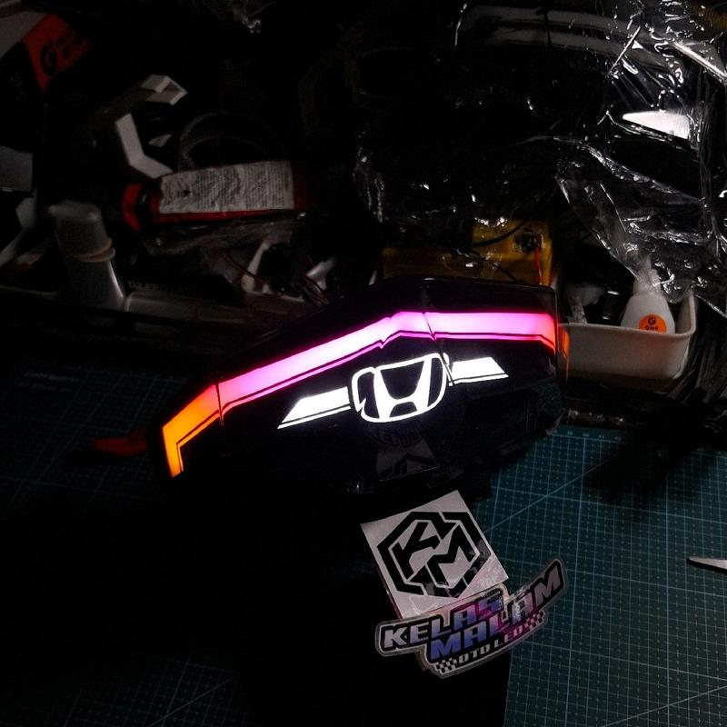 Stoplamp lazy rgb vario led new gen1 gen2 logo honda 2