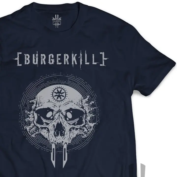 Kaos Bootleg Burgerkill - Concuer NEXFEST T-shirt Distro Band Metal Katun Combed 24s