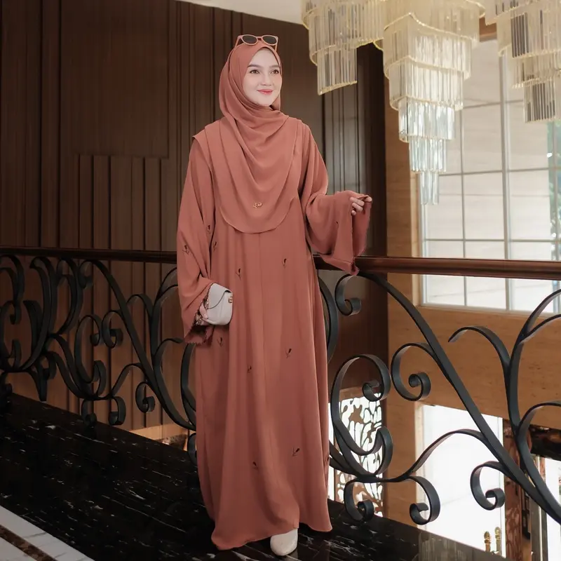 ROSE abaya by all_busyra dengan Bordiran Mawar 4