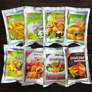 Keripik Buah & Sayur Kualitas Ekspor | Kemasan 100-140gr | keripik Nangka, Apel, Salak, Mangga, Pisang, Nanas, Rambutan, Edamame Cemilan Snack Kripik