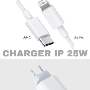 Charger ip 25 watt Super Fast Charging Type  C To C Original 100% Compatible All Type Series