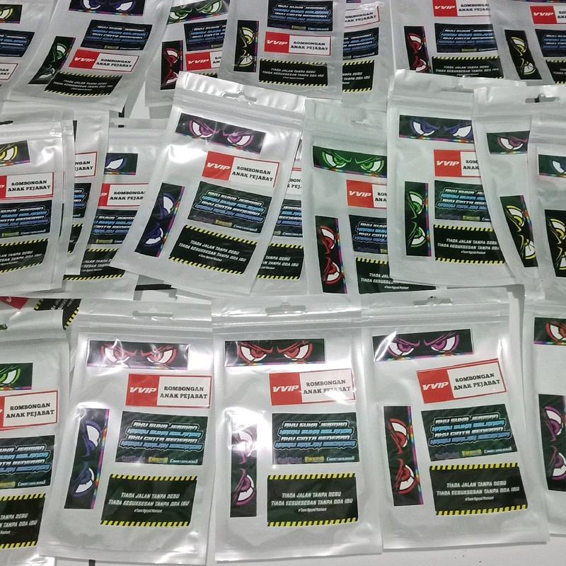 Stiker banner miniatur bus, stiker banner replika bis, banner trip Paper 4