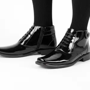 sepatu Boot PDH Security Satpam Casual sepatu pantofel Boot Pria hitam