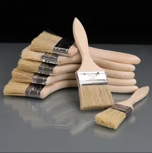 Kuas Cat 1inch 2inch 3inch 4inch 5inch /Kuas Cat Gagang Kayu /Paint Brush Gagang Kayu Serbaguna Besi Tembok /Kuas Cat Cet Besi Dinding